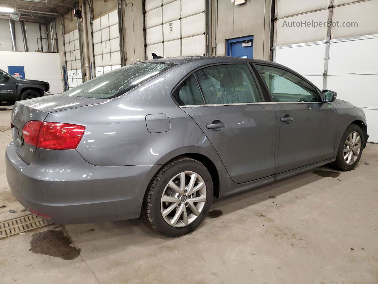 2014 Volkswagen Jetta Se Серый vin: 3VWB17AJ2EM365920