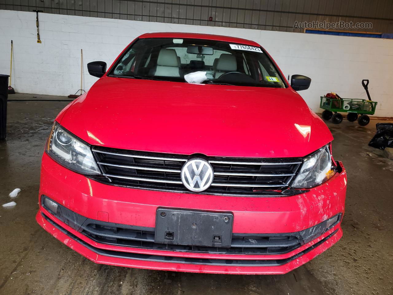 2016 Volkswagen Jetta Sport Красный vin: 3VWB17AJ2GM416609