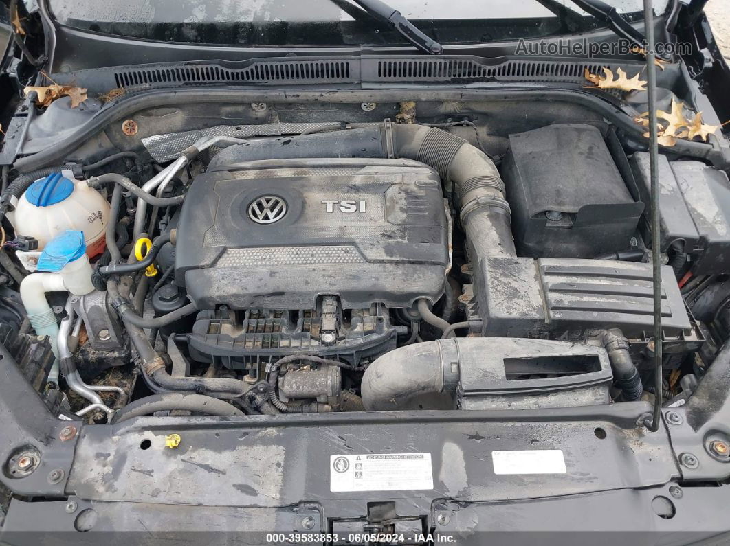 2014 Volkswagen Jetta 1.8t Se Черный vin: 3VWB17AJ3EM420424