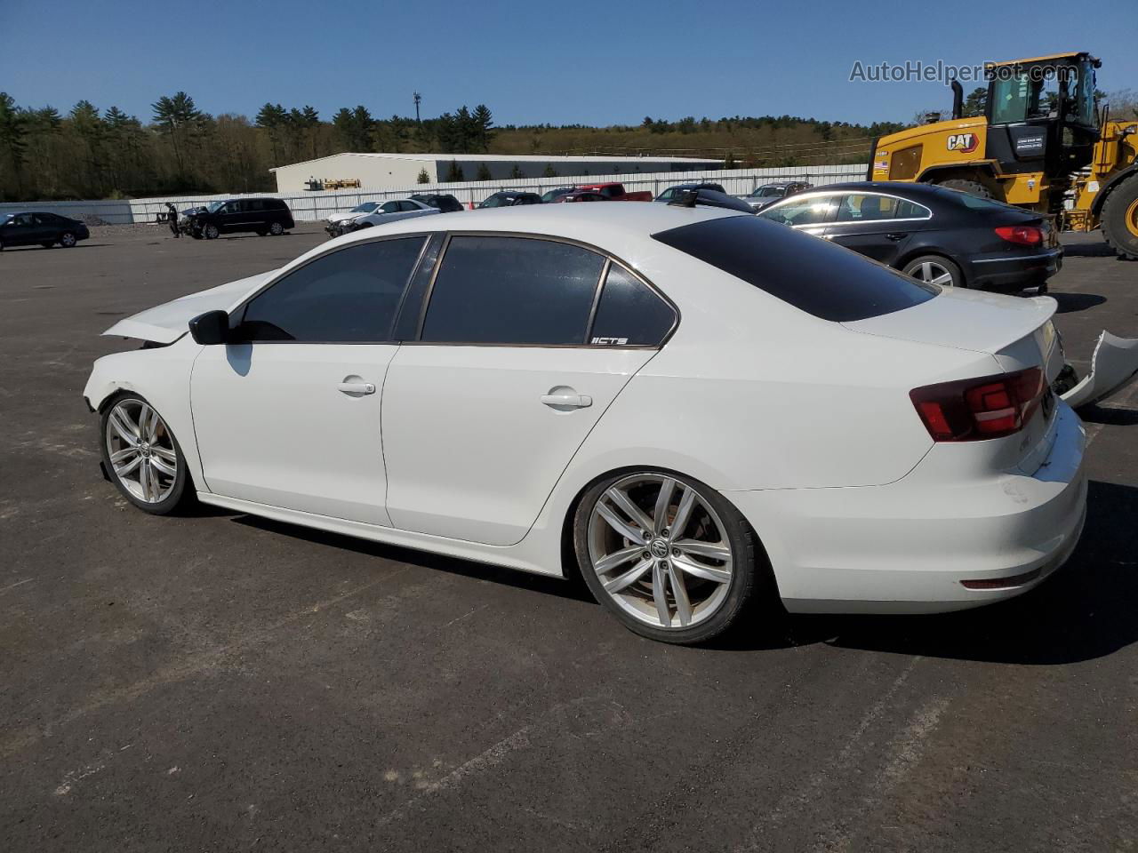 2016 Volkswagen Jetta Sport White vin: 3VWB17AJ7GM223260