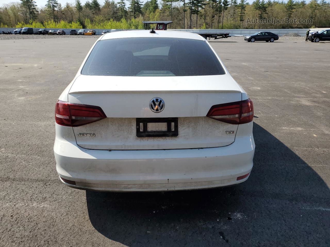 2016 Volkswagen Jetta Sport White vin: 3VWB17AJ7GM223260