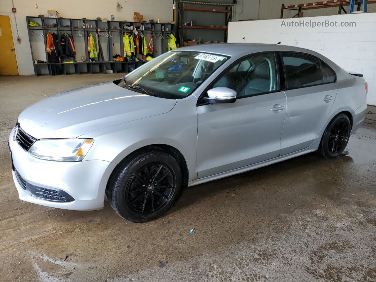 2014 Volkswagen Jetta Se Silver vin: 3VWB17AJ8EM223345