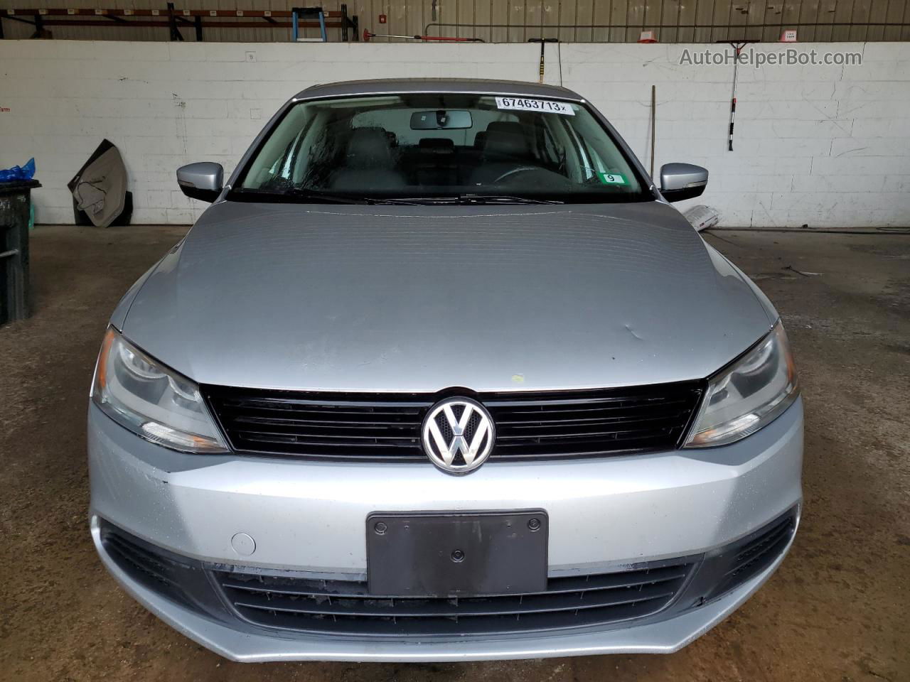 2014 Volkswagen Jetta Se Silver vin: 3VWB17AJ8EM223345