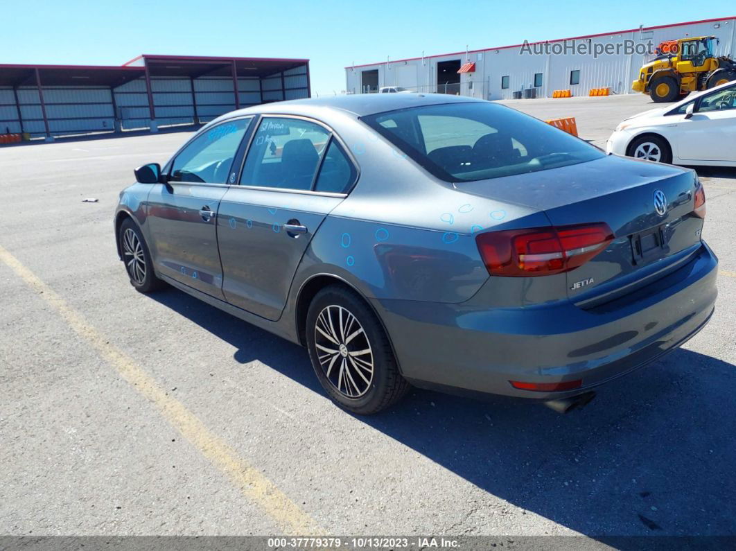 2018 Volkswagen Jetta 1.4t Gray vin: 3VWB67AJ1JM223070