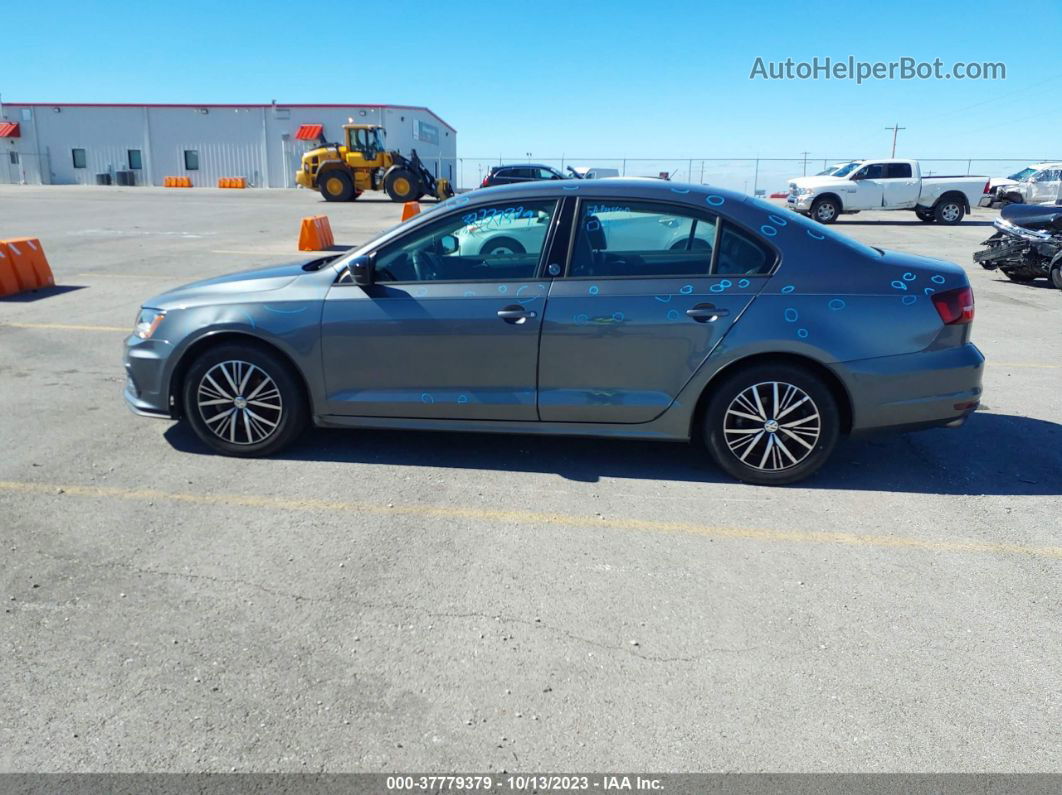 2018 Volkswagen Jetta 1.4t Gray vin: 3VWB67AJ1JM223070