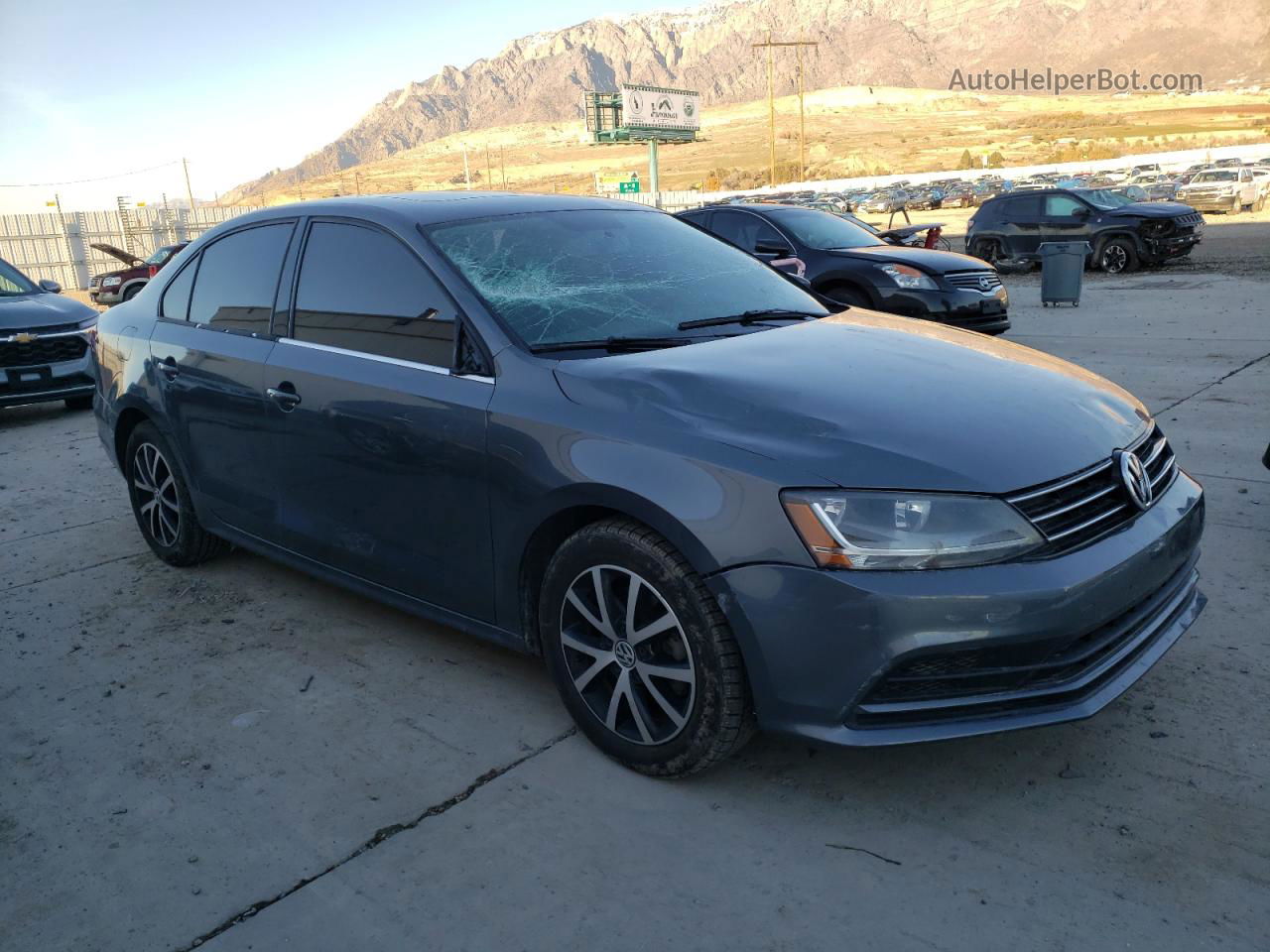 2017 Volkswagen Jetta Se Charcoal vin: 3VWB67AJ2HM342899