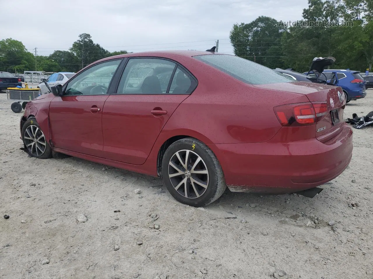 2016 Volkswagen Jetta Se Red vin: 3VWB67AJ3GM269833