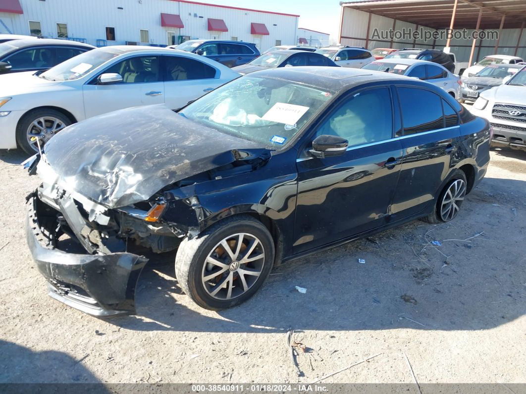 2017 Volkswagen Jetta 1.4t Se Black vin: 3VWB67AJ3HM365429