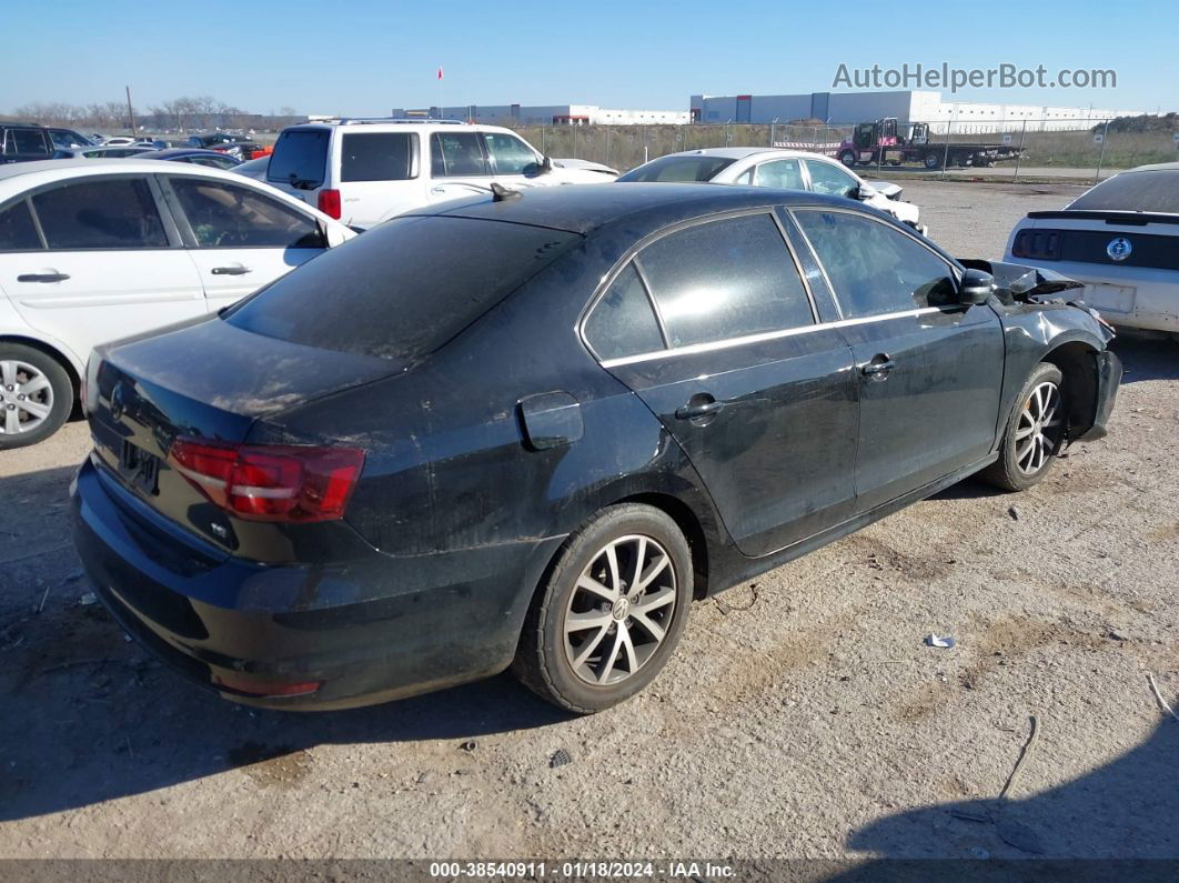 2017 Volkswagen Jetta 1.4t Se Black vin: 3VWB67AJ3HM365429