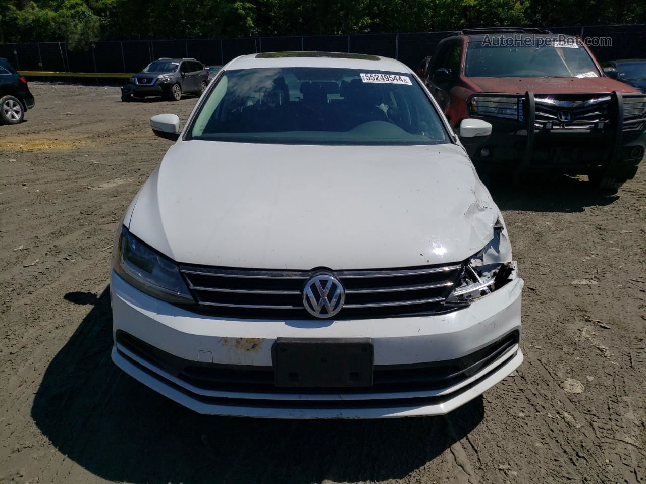 2017 Volkswagen Jetta Se White vin: 3VWB67AJ4HM203955