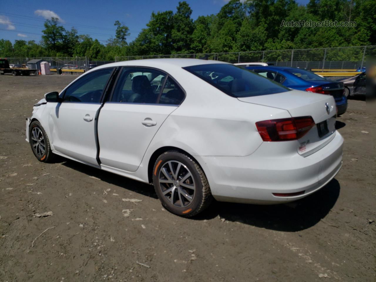 2017 Volkswagen Jetta Se White vin: 3VWB67AJ4HM203955