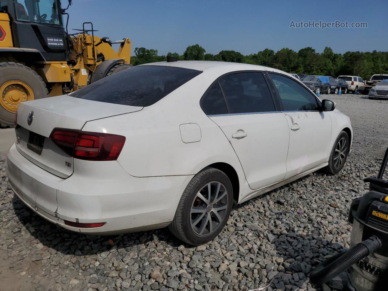 2017 Volkswagen Jetta Se White vin: 3VWB67AJ4HM319057