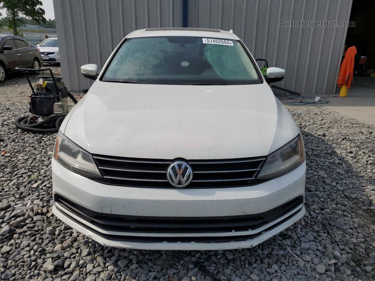 2017 Volkswagen Jetta Se Белый vin: 3VWB67AJ4HM319057