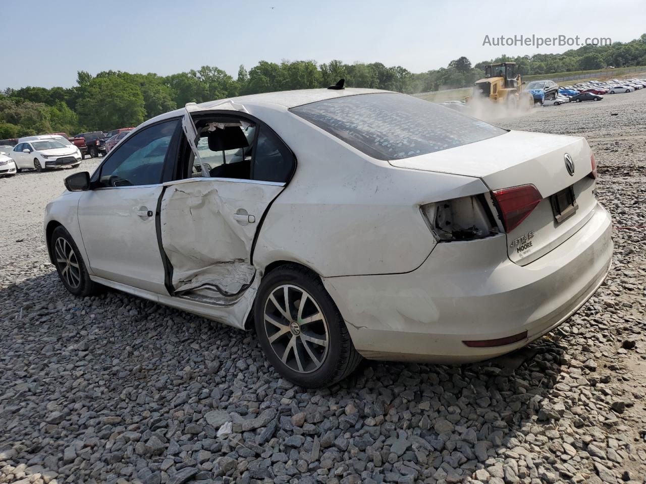 2017 Volkswagen Jetta Se Белый vin: 3VWB67AJ4HM319057