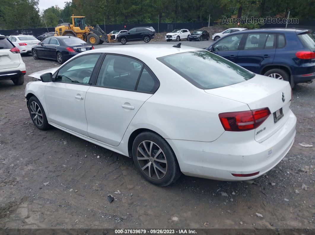 2016 Volkswagen Jetta Sedan 1.4t Se White vin: 3VWB67AJ5GM294121