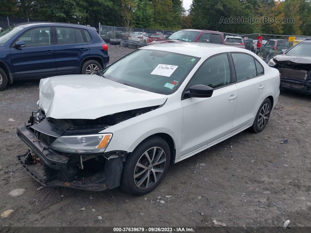 2016 Volkswagen Jetta Sedan 1.4t Se White vin: 3VWB67AJ5GM294121