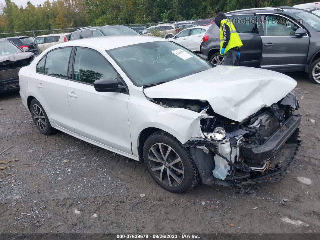 2016 Volkswagen Jetta Sedan 1.4t Se White vin: 3VWB67AJ5GM294121