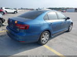 2017 Volkswagen Jetta 1.4t Se Blue vin: 3VWB67AJ5HM334196