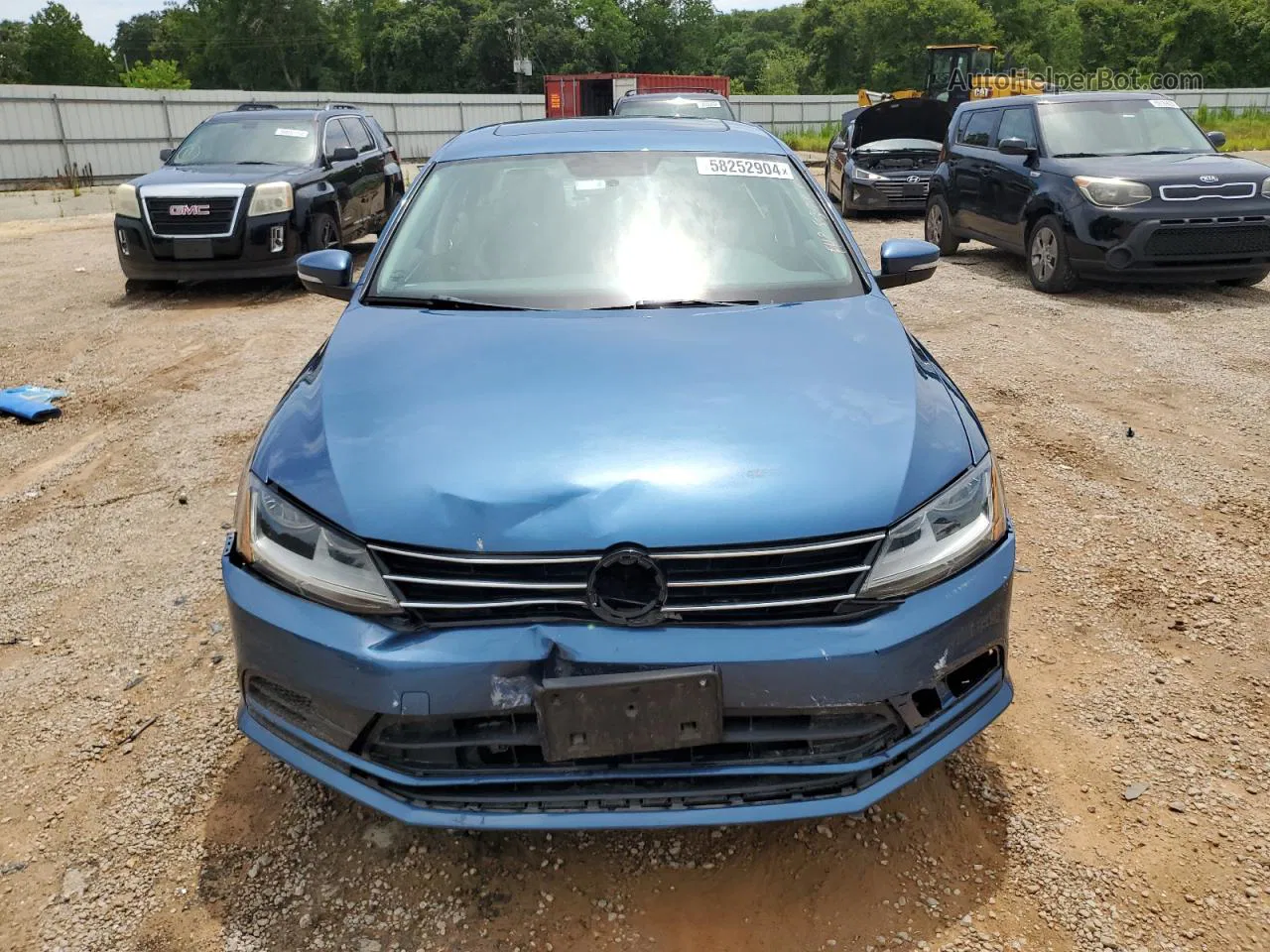 2017 Volkswagen Jetta Se Blue vin: 3VWB67AJ5HM342282