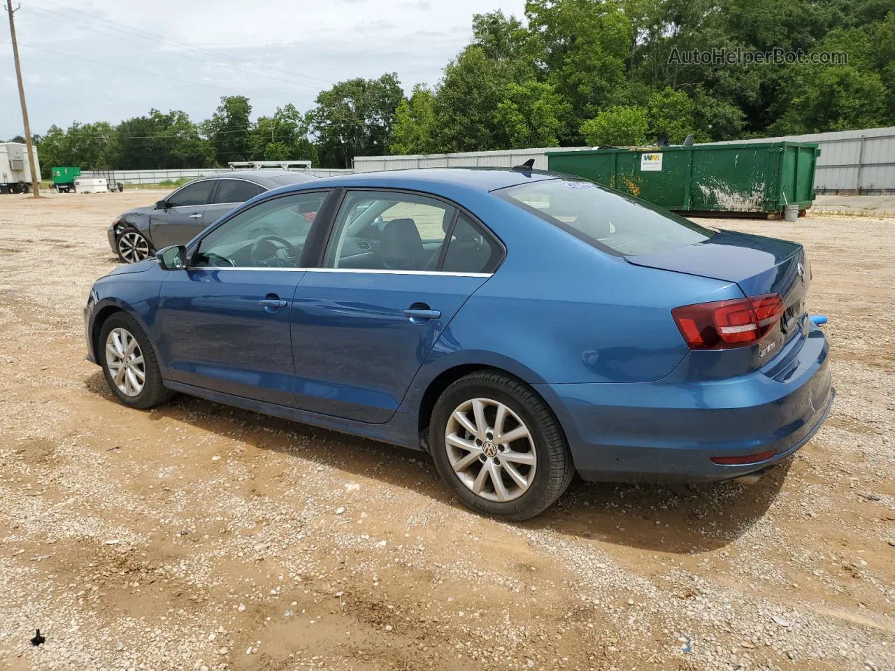 2017 Volkswagen Jetta Se Blue vin: 3VWB67AJ5HM342282