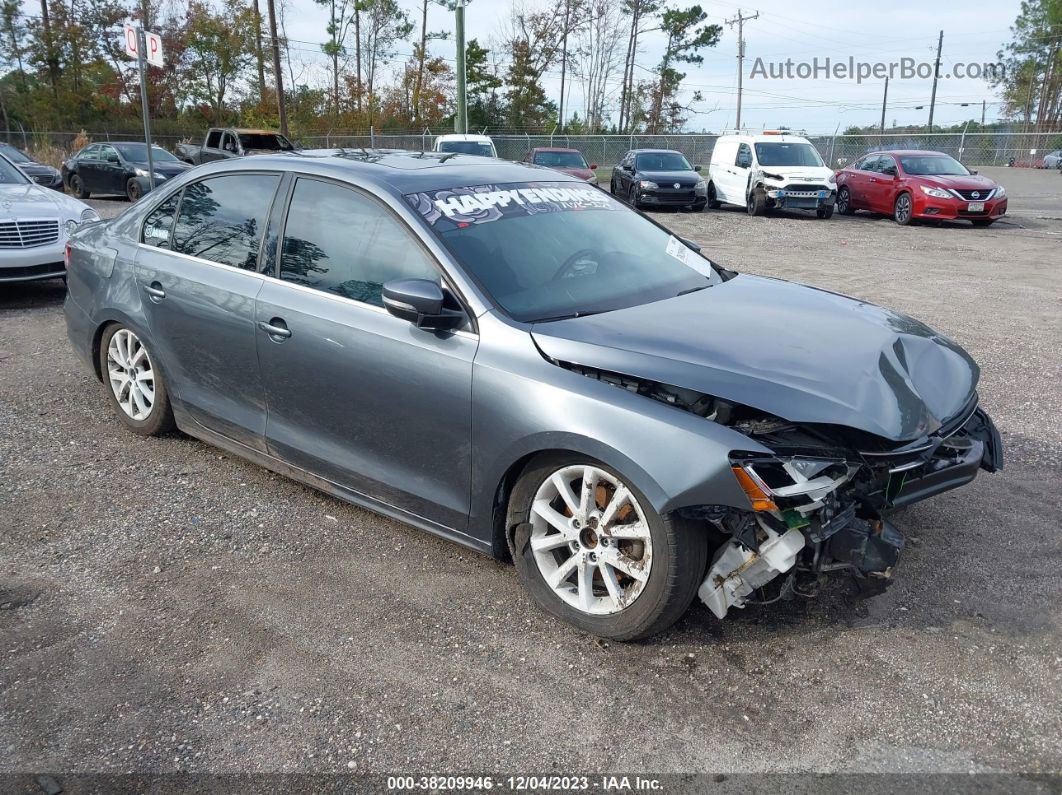 2018 Volkswagen Jetta 1.4t Se/1.4t Wolfsburg Edition Gray vin: 3VWB67AJ5JM238963