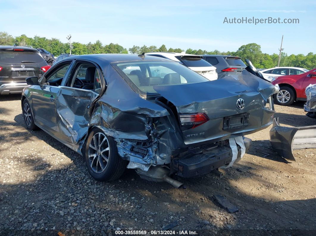 2017 Volkswagen Jetta 1.4t Se Gray vin: 3VWB67AJ6HM298499