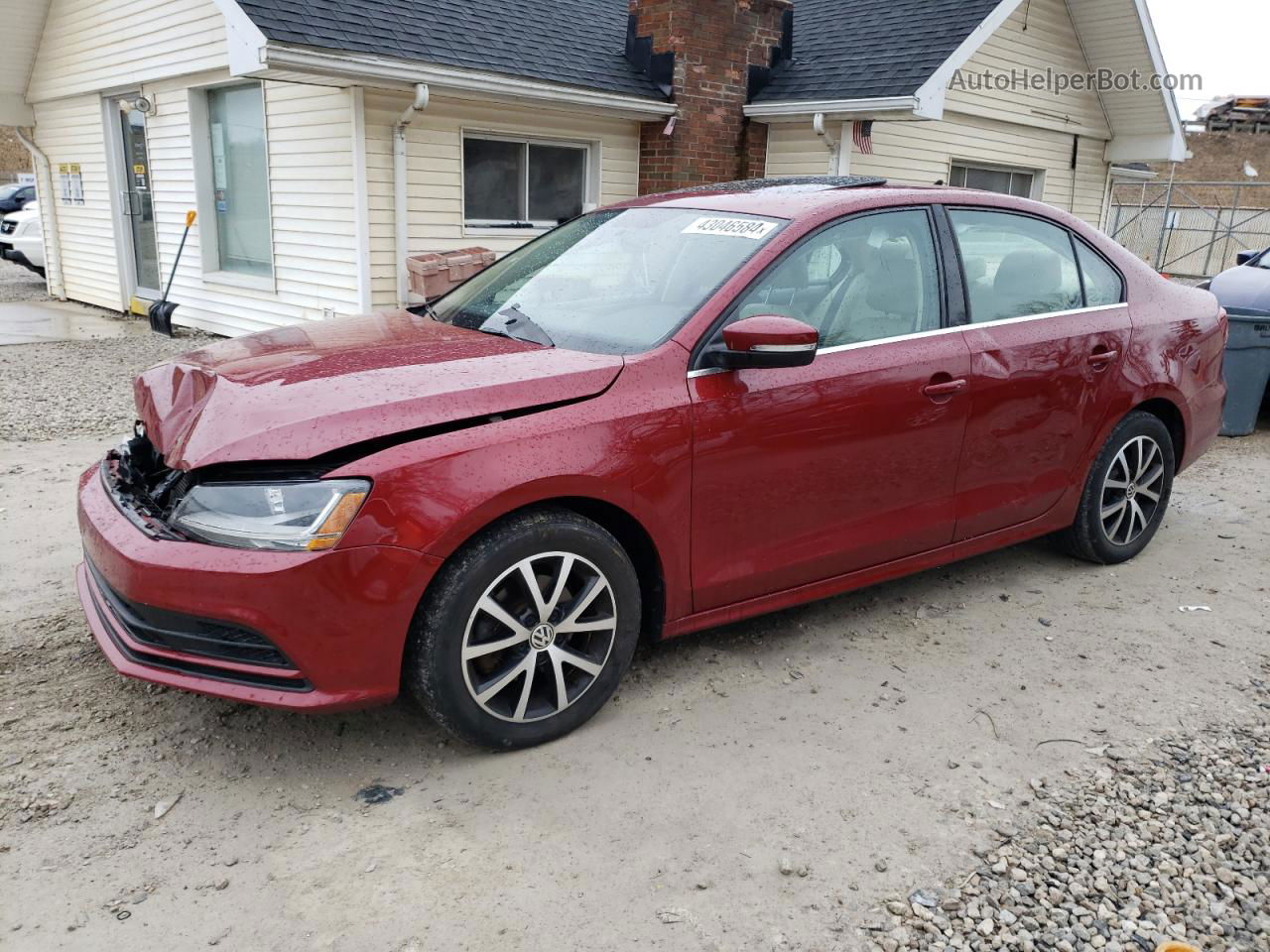 2017 Volkswagen Jetta Se Red vin: 3VWB67AJ7HM261641