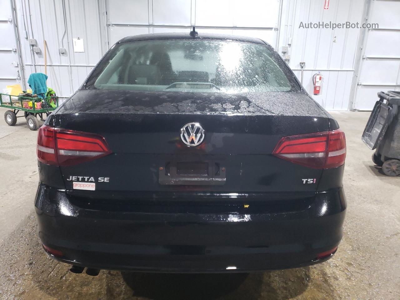 2017 Volkswagen Jetta Se Black vin: 3VWB67AJ7HM339710