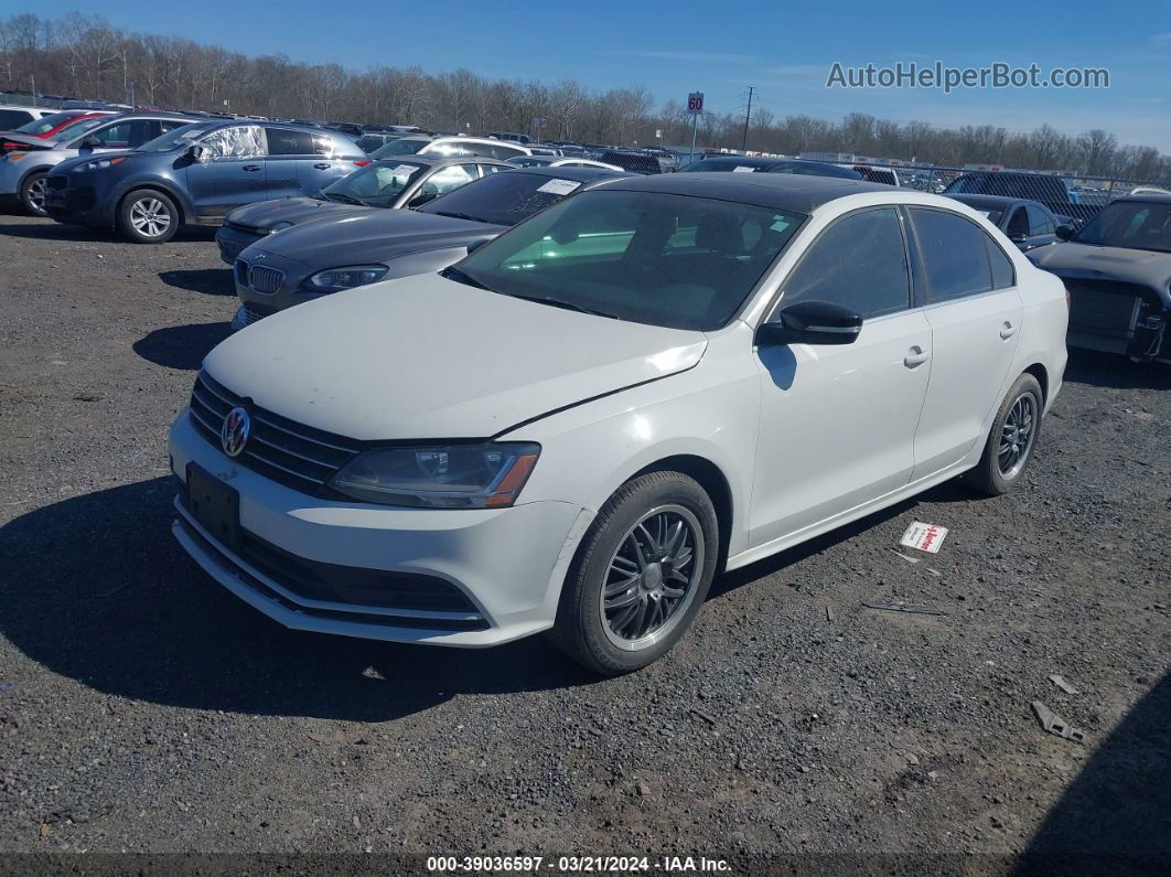 2017 Volkswagen Jetta Se White vin: 3VWB67AJ8HM242922