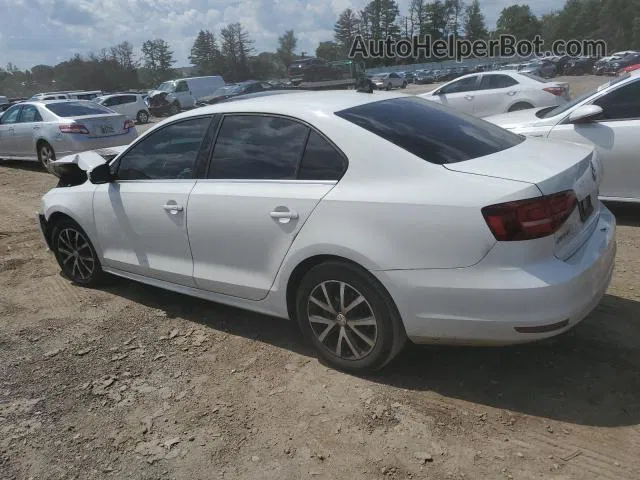 2018 Volkswagen Jetta Se White vin: 3VWB67AJXJM203531