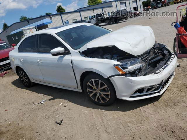 2018 Volkswagen Jetta Se White vin: 3VWB67AJXJM203531