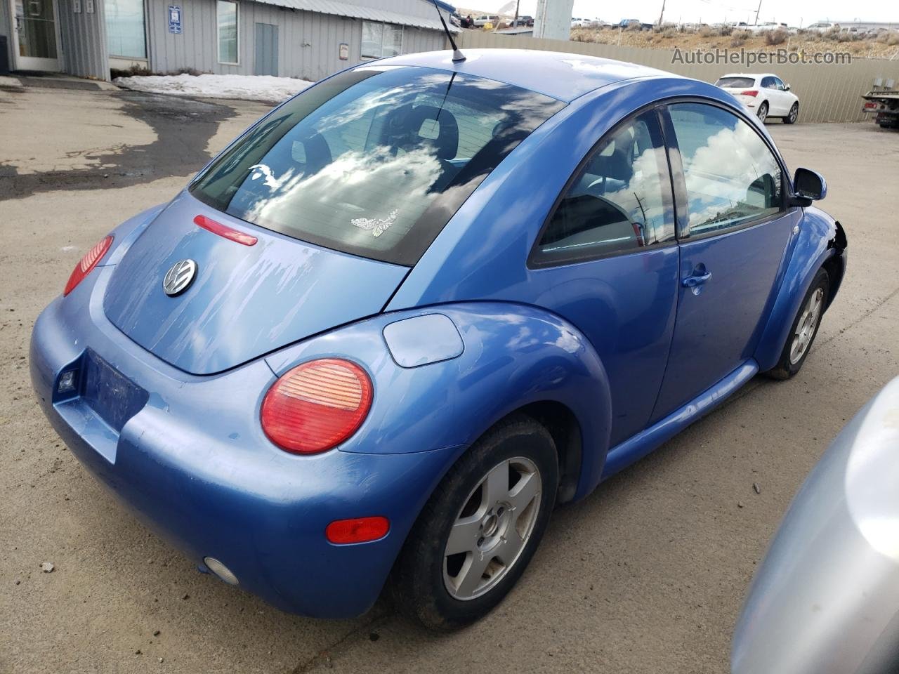 1999 Volkswagen New Beetle Gl Blue vin: 3VWBC21CXXM455852