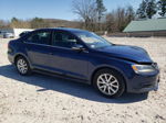 2013 Volkswagen Jetta Se Синий vin: 3VWBP7AJ0DM415923