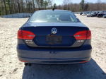 2013 Volkswagen Jetta Se Blue vin: 3VWBP7AJ0DM415923