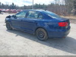 2012 Volkswagen Jetta 2.5l Se Blue vin: 3VWBP7AJ1CM302903