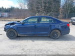 2012 Volkswagen Jetta 2.5l Se Blue vin: 3VWBP7AJ1CM302903