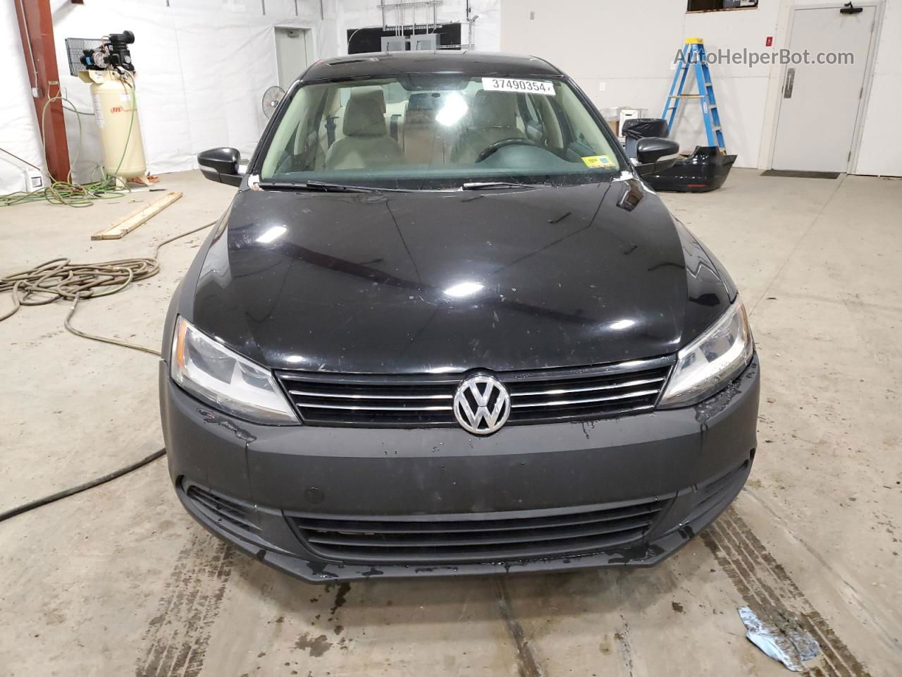 2013 Volkswagen Jetta Se Black vin: 3VWBP7AJ1DM238203