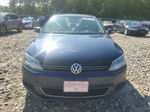 2013 Volkswagen Jetta Se Blue vin: 3VWBP7AJ4DM408537