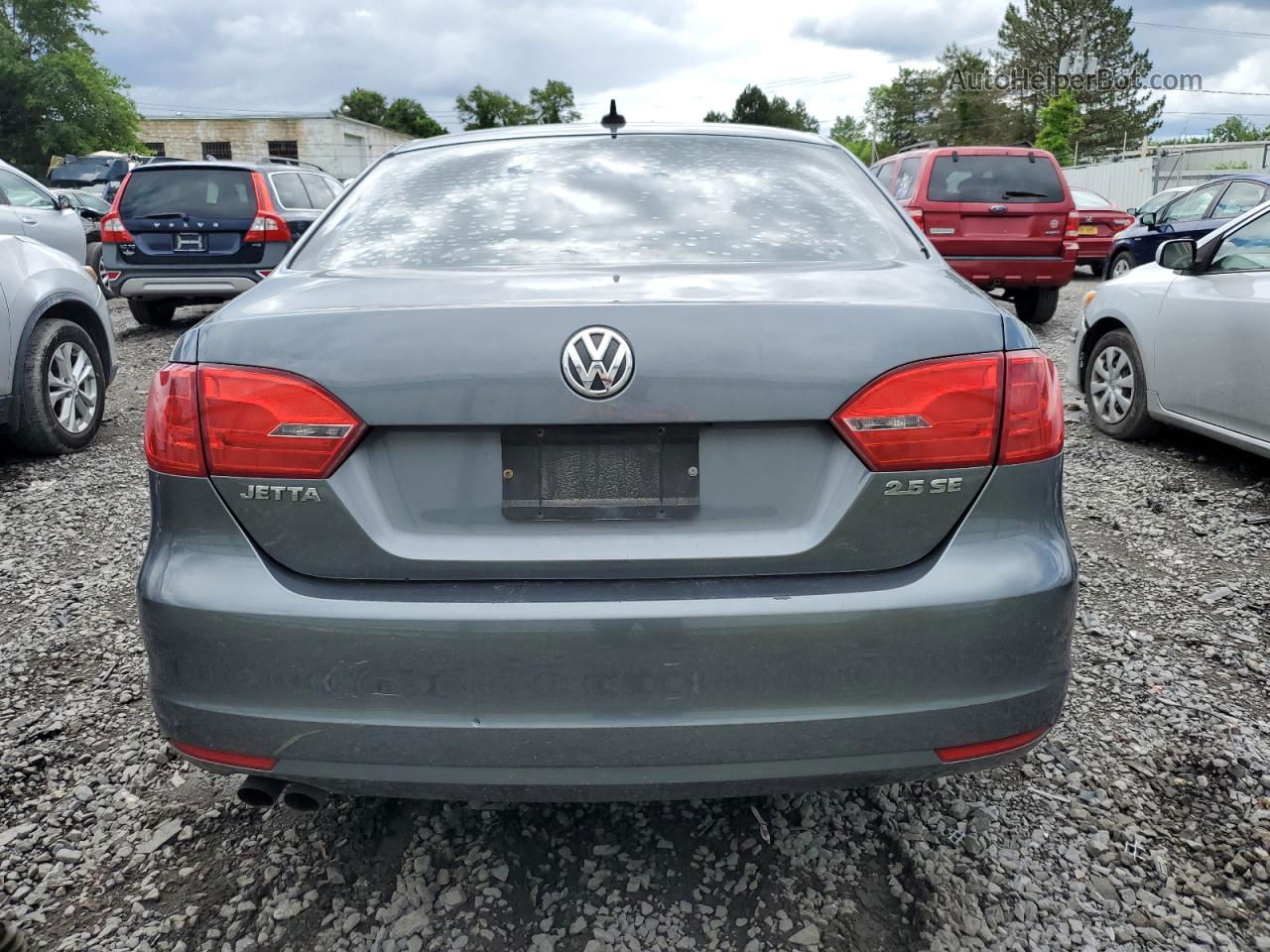 2013 Volkswagen Jetta Se Gray vin: 3VWBP7AJ7DM449809