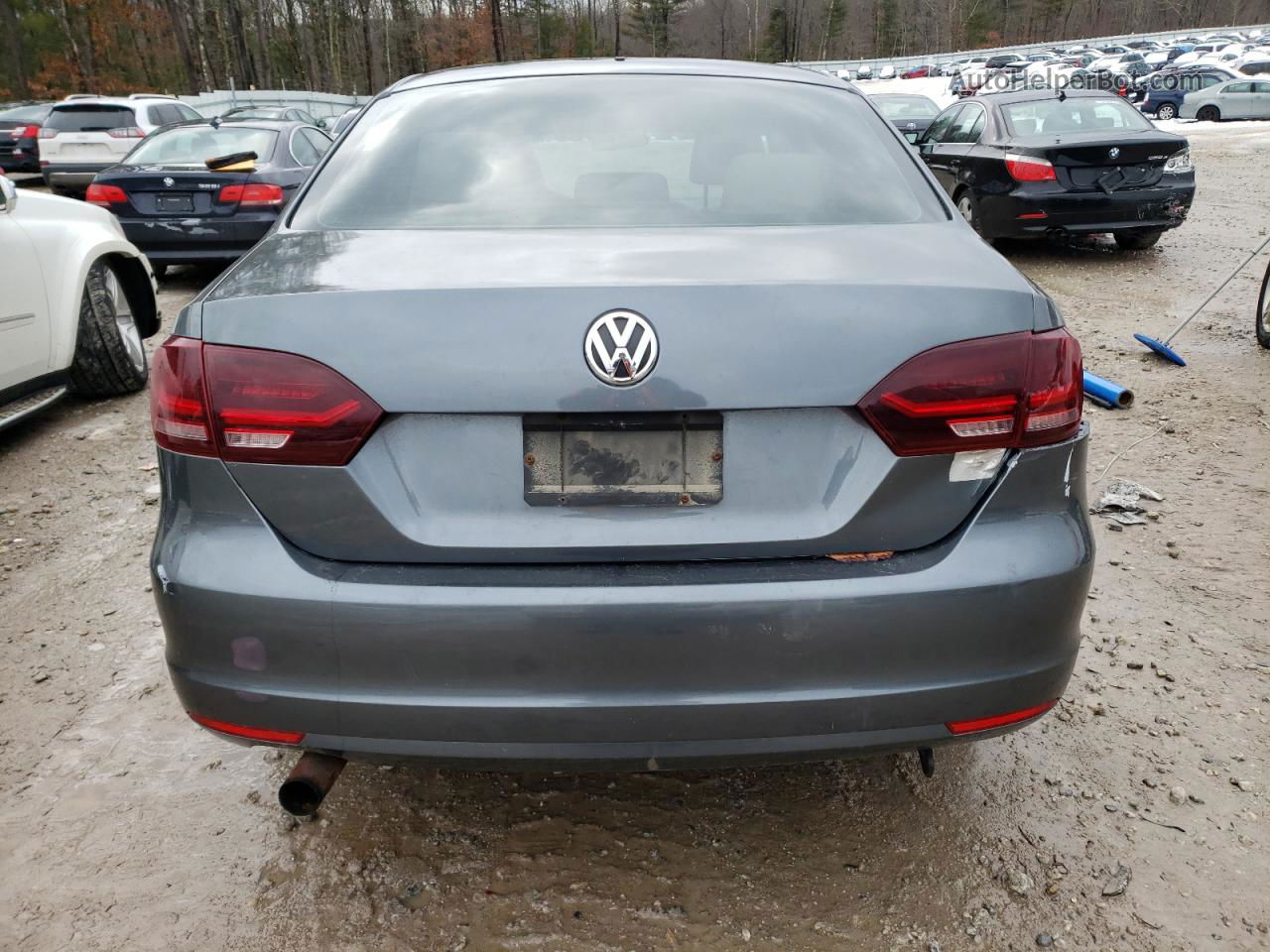 2012 Volkswagen Jetta Se Gray vin: 3VWBP7AJ8CM003036