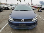 2012 Volkswagen Jetta Se Blue vin: 3VWBP7AJ8CM030219