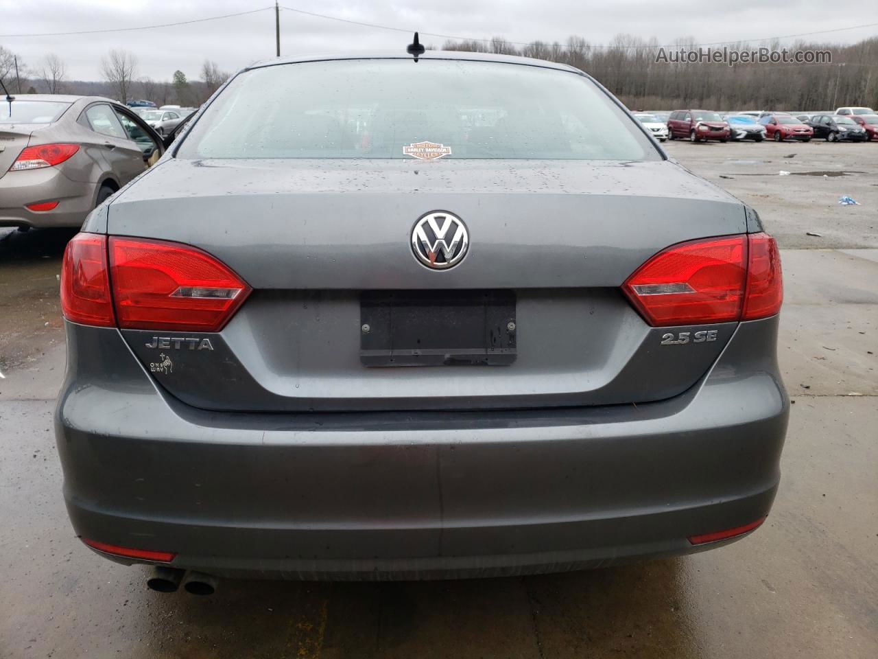 2012 Volkswagen Jetta Se Gray vin: 3VWBP7AJ8CM328124