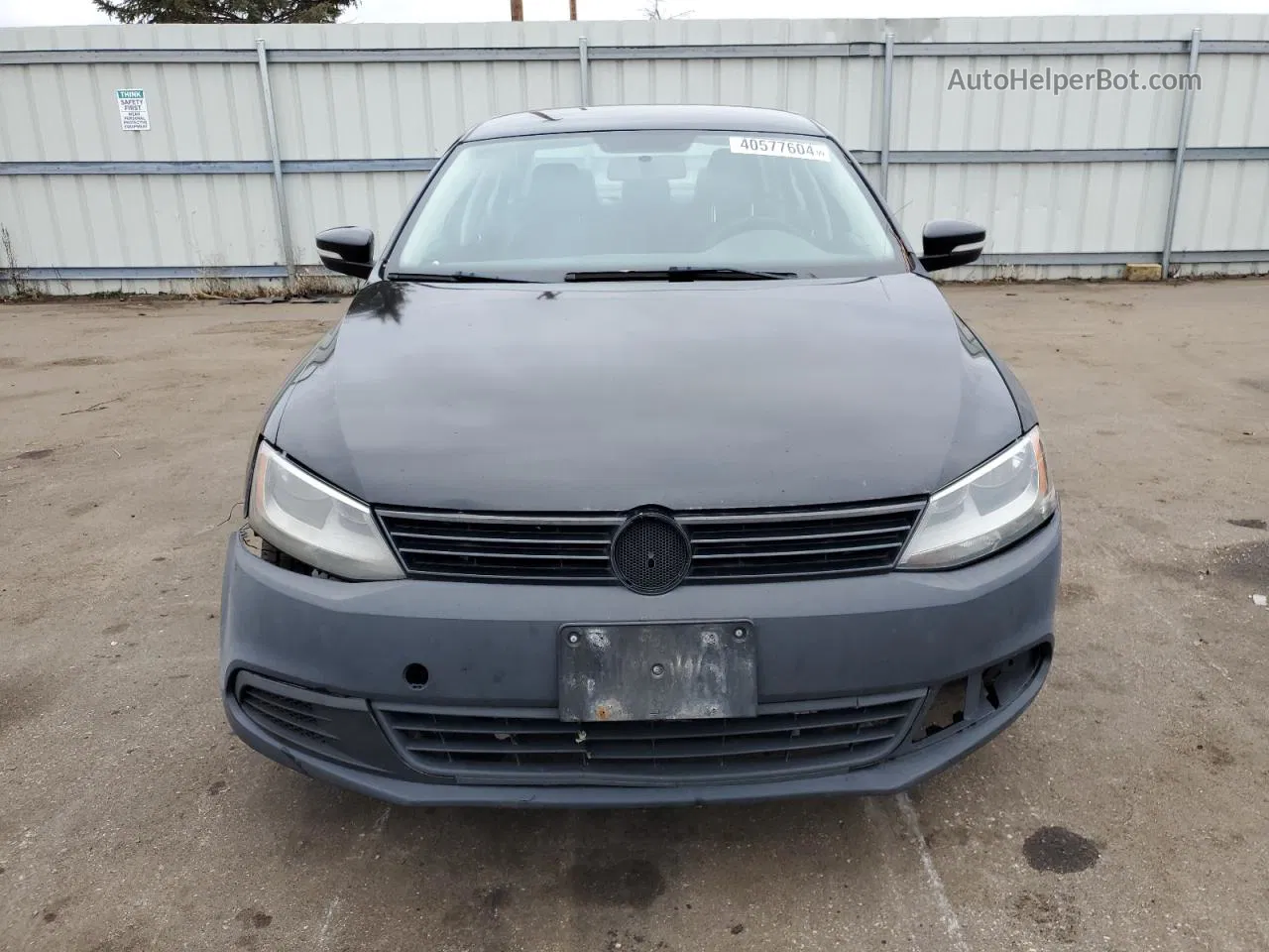 2012 Volkswagen Jetta Se Black vin: 3VWBX7AJ5CM343566