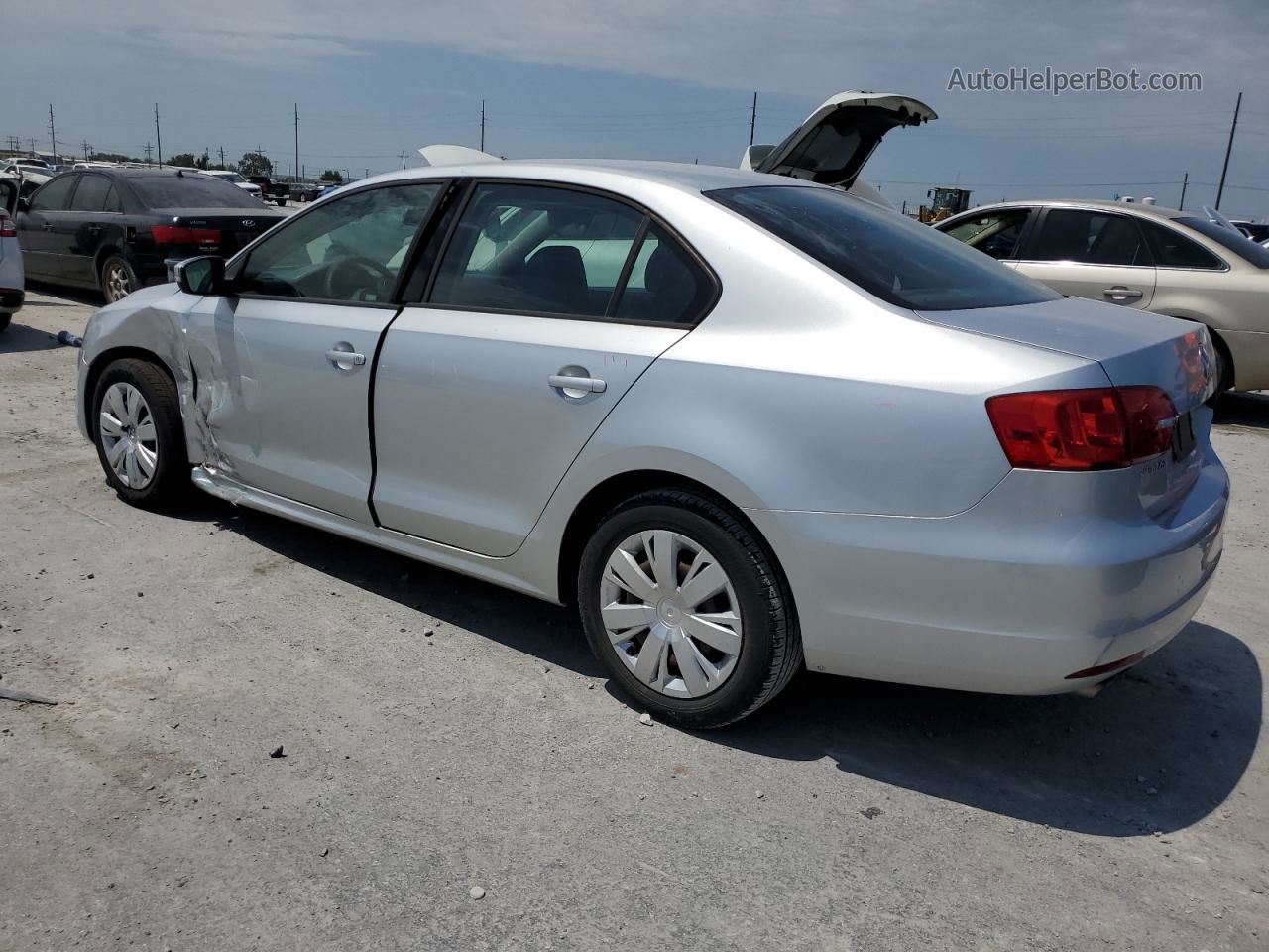 2011 Volkswagen Jetta Se Серебряный vin: 3VWBX7AJ8BM108254