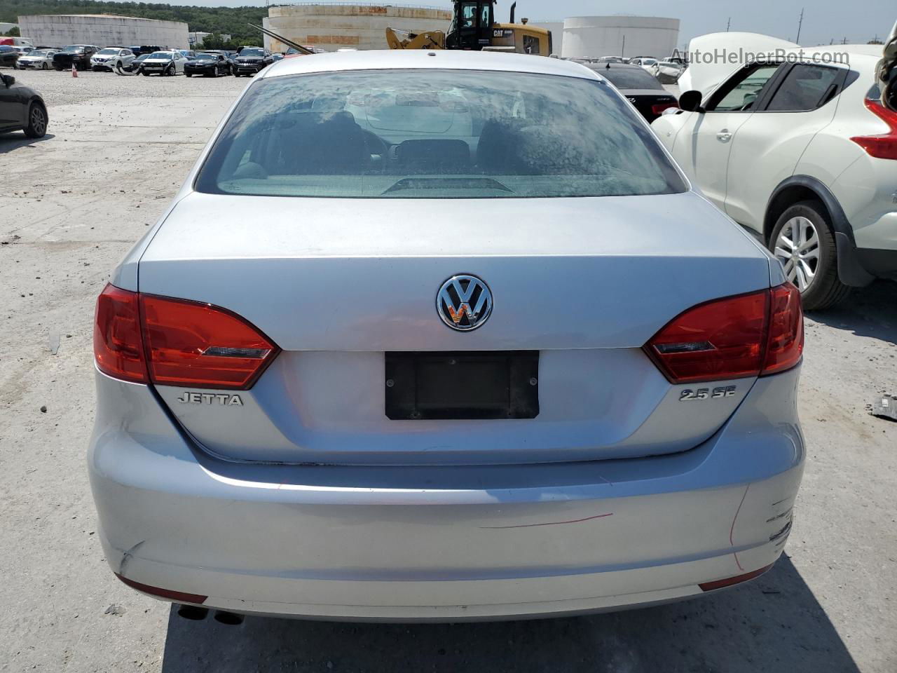 2011 Volkswagen Jetta Se Silver vin: 3VWBX7AJ8BM108254