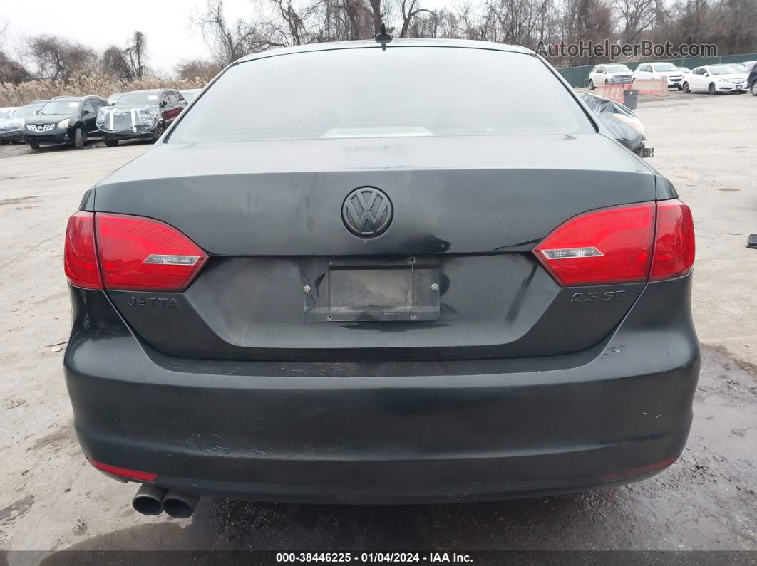 2011 Volkswagen Jetta 2.5l Se Black vin: 3VWBX7AJ8BM392677