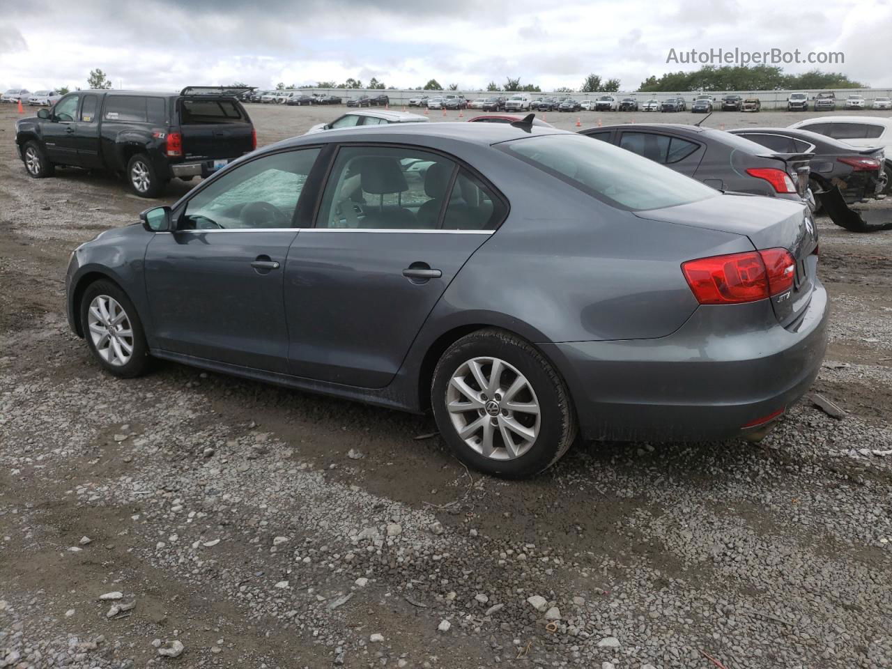 2013 Volkswagen Jetta Se Blue vin: 3VWBX7AJ8DM388101