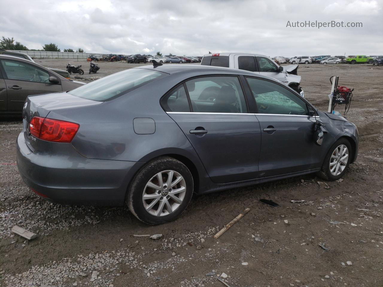 2013 Volkswagen Jetta Se Синий vin: 3VWBX7AJ8DM388101