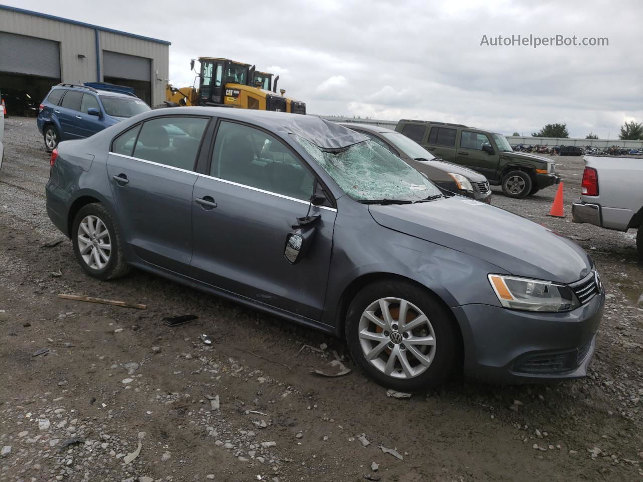 2013 Volkswagen Jetta Se Blue vin: 3VWBX7AJ8DM388101