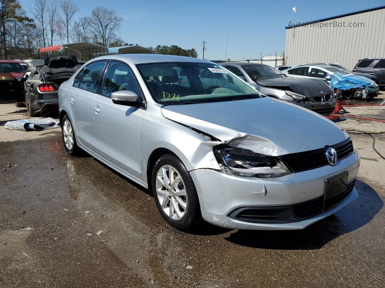 2011 Volkswagen Jetta Se Серебряный vin: 3VWBZ7AJ0BM397544